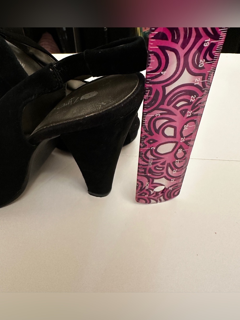 Heels*Platform~Peep Toe Heels with Bow~Black*Two Lips*Sz~6*Vintage*90’s*pin-up* - Picture 5 of 7
